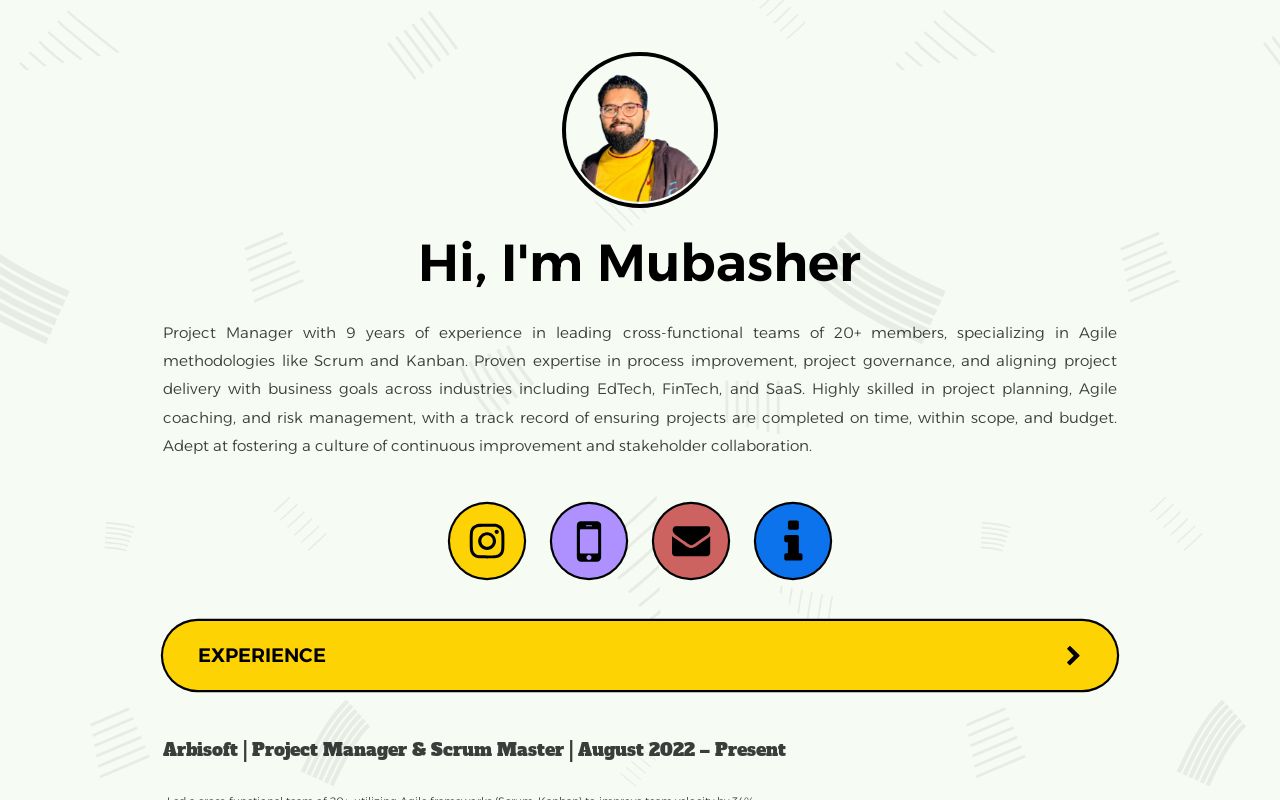 Carrd profile picture for @mubasher
